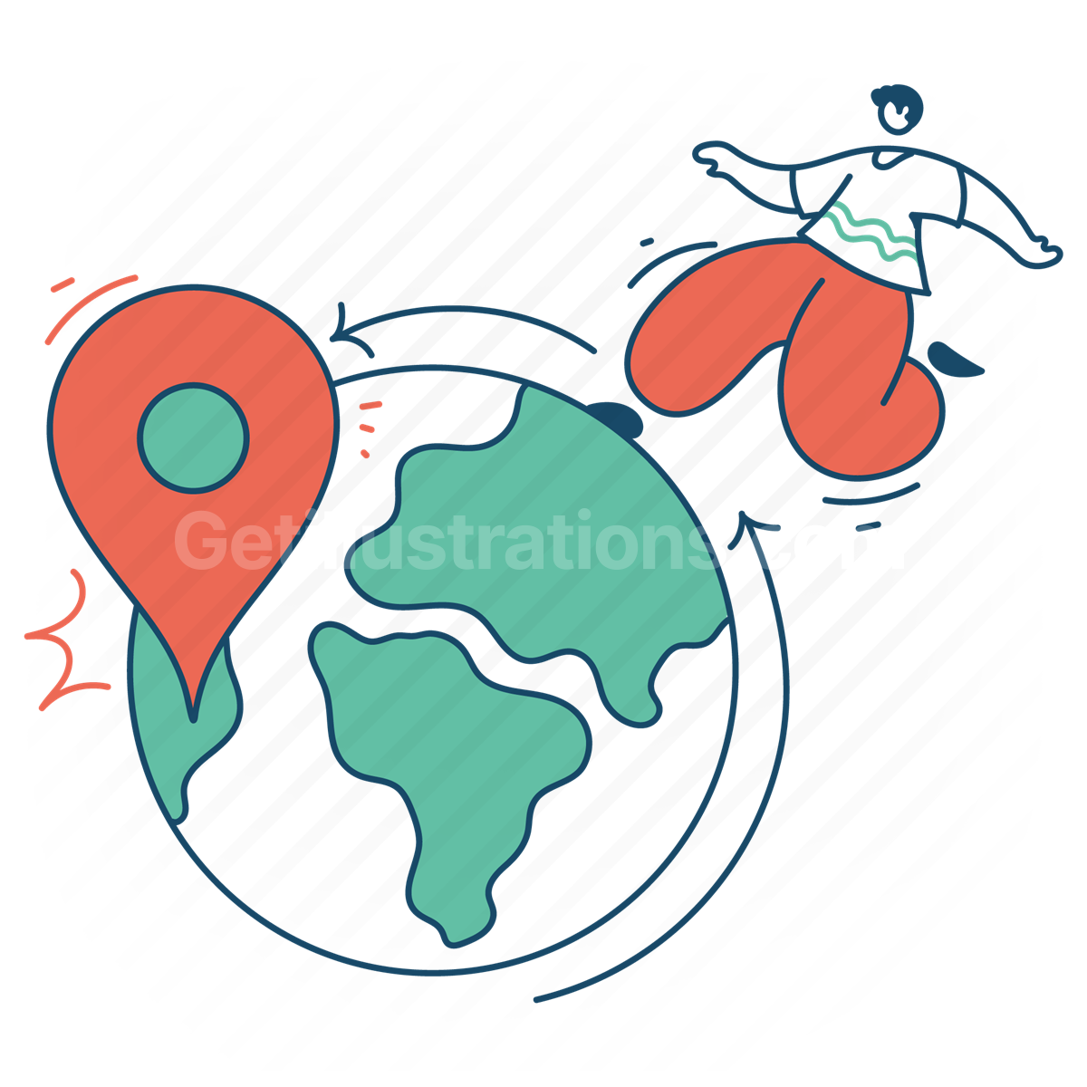 Navigation and Location illustration